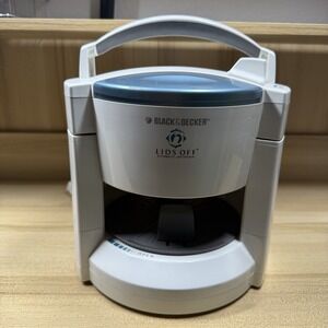 Black And Decker Lids Off Electric Automatic Jar Can Opener Kitchen JW200